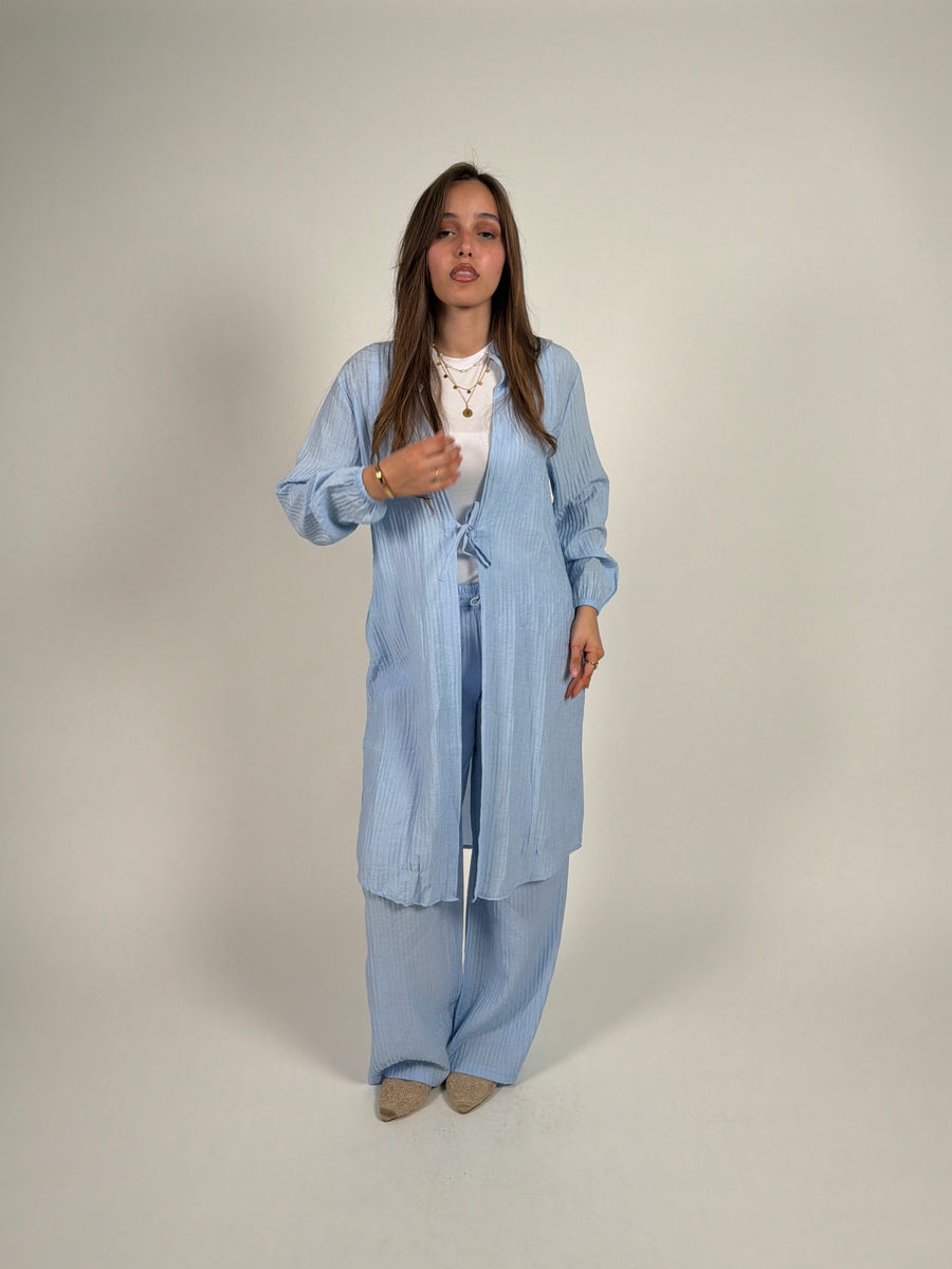 Sky Blue Long cardigan