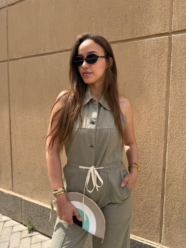 Olive jumpsuit