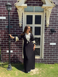 Black maxi dress