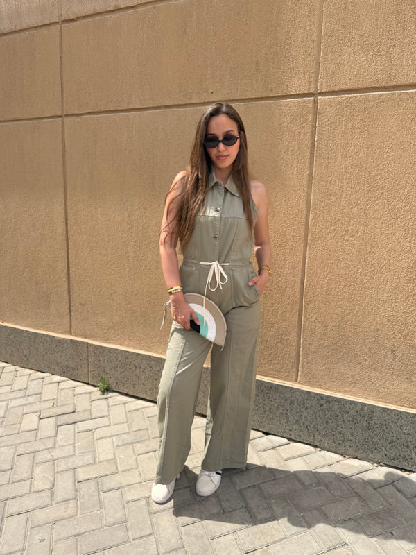 Olive jumpsuit