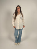 Take Me to the Ocean Beige Shirt