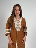 Brown casual dress