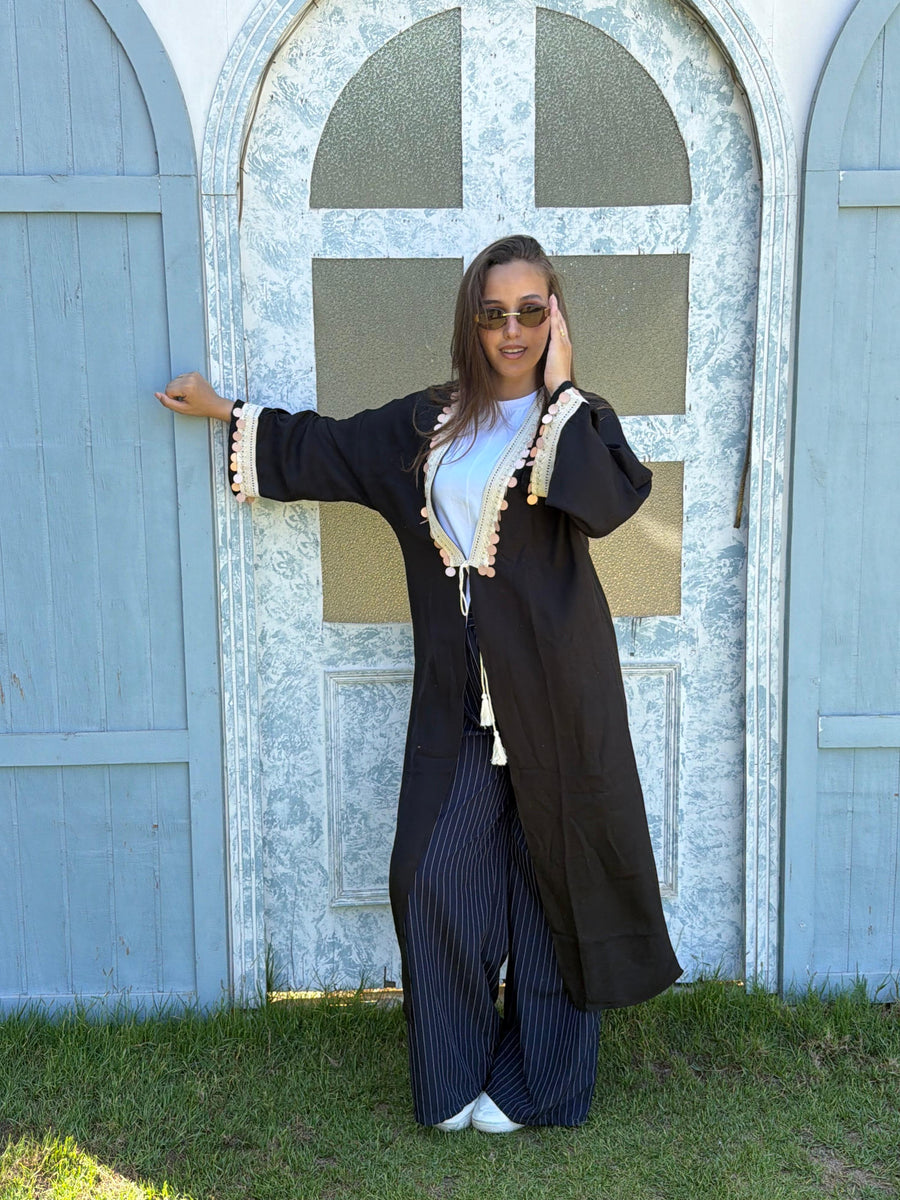 Black desert cardigan
