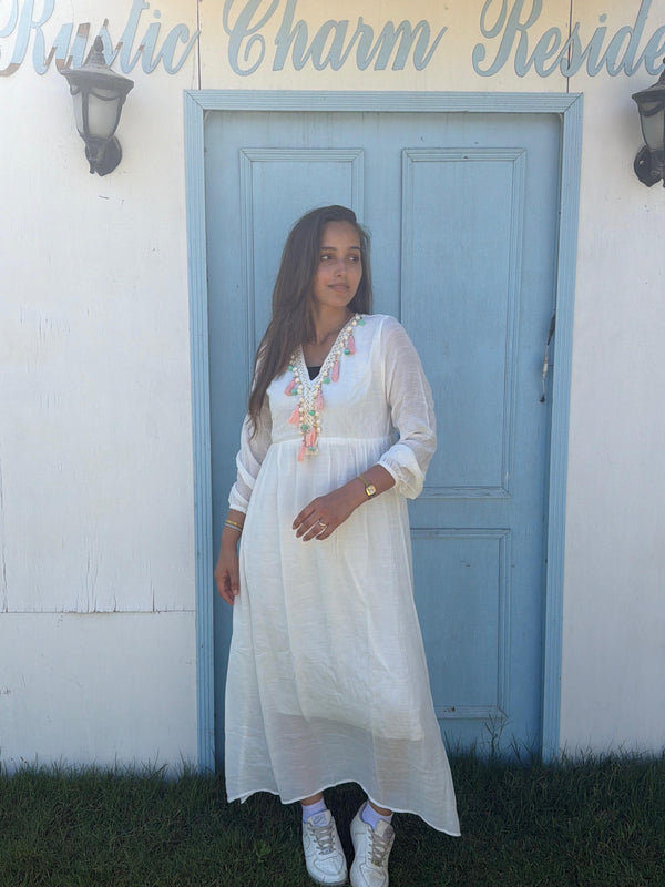 Tassel Breeze Maxi Dress