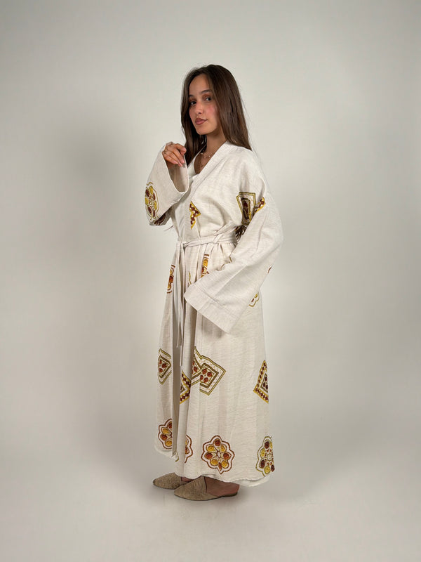 Desert ivory boho cardigan