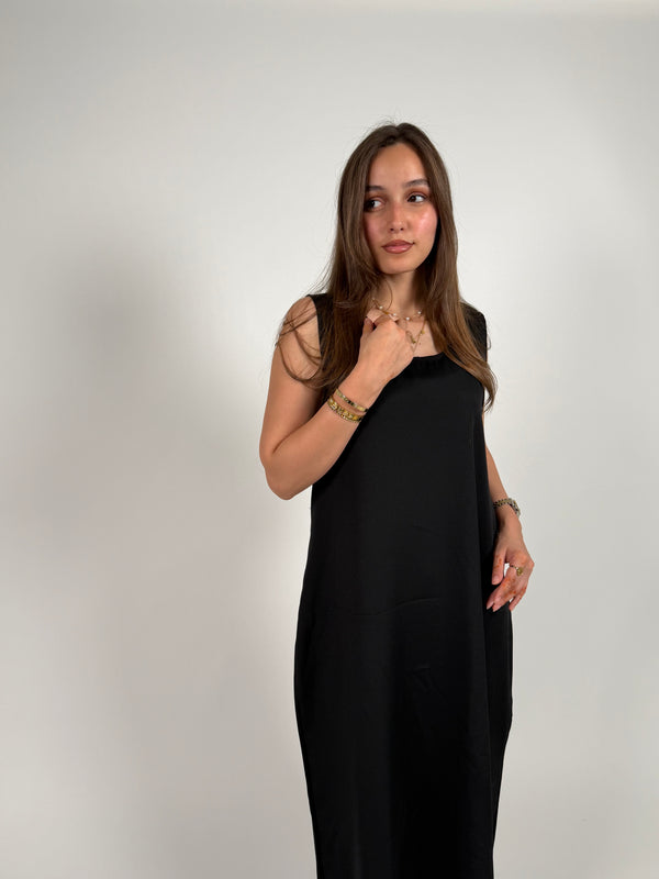 Black basic dress