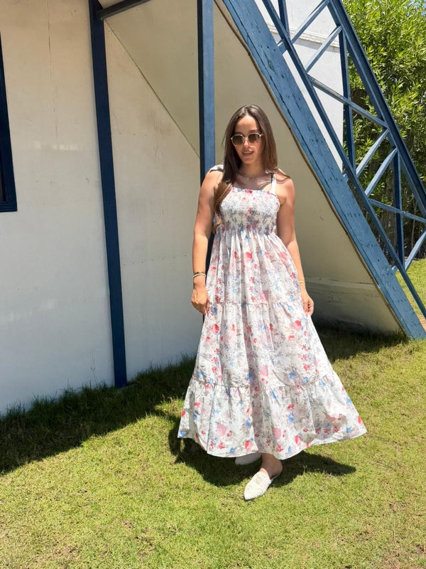 Flora maxi dress