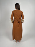 Brown casual dress
