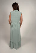 Soft sage green dress