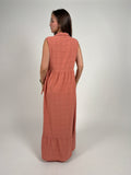 Sunset rose maxi dress