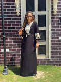 Black maxi dress