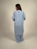 Sky Blue Long cardigan