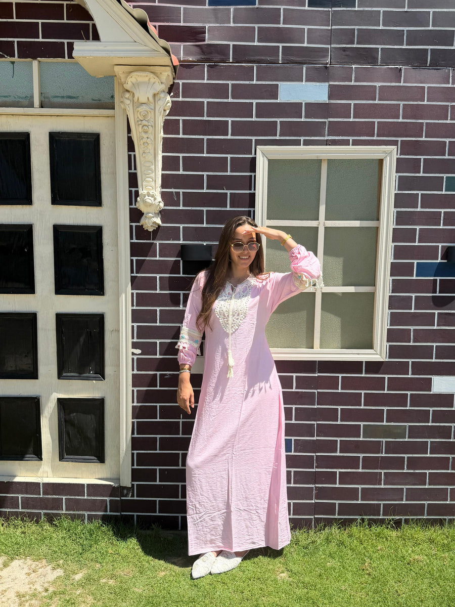 Embroidered Maxi Dress