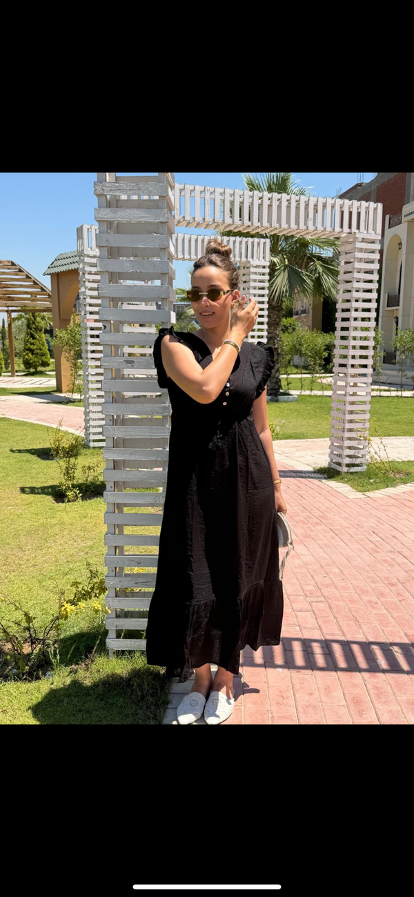 Ruffle Charm Maxi Dress